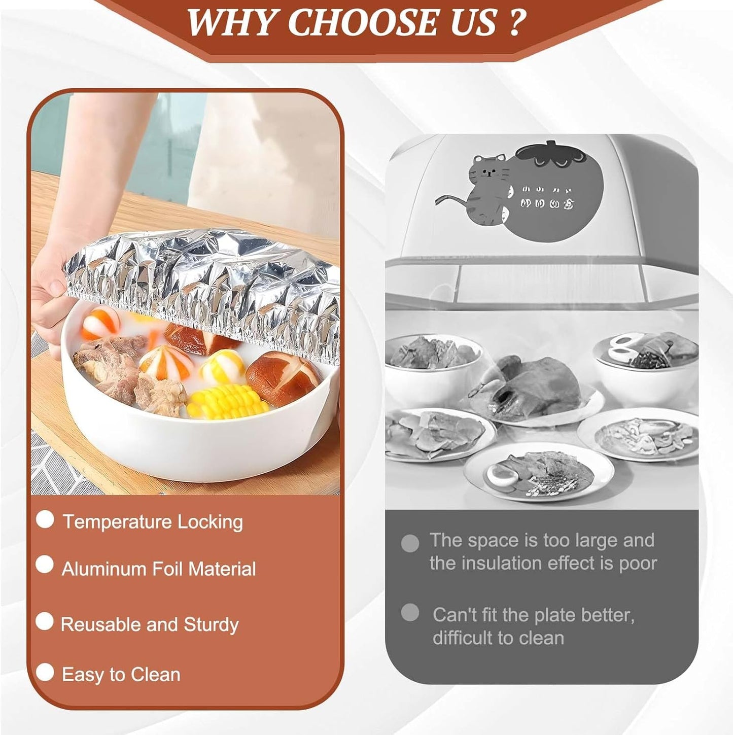 Disposable Aluminum Foil Food Covers
