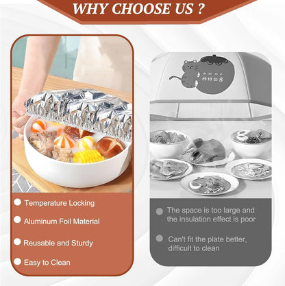 Disposable Aluminum Foil Food Covers