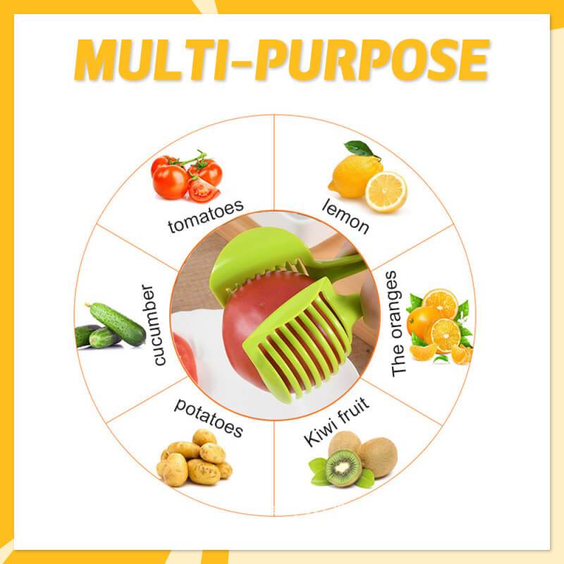 Kitchen Fruit & Vegetable Slicing Guide