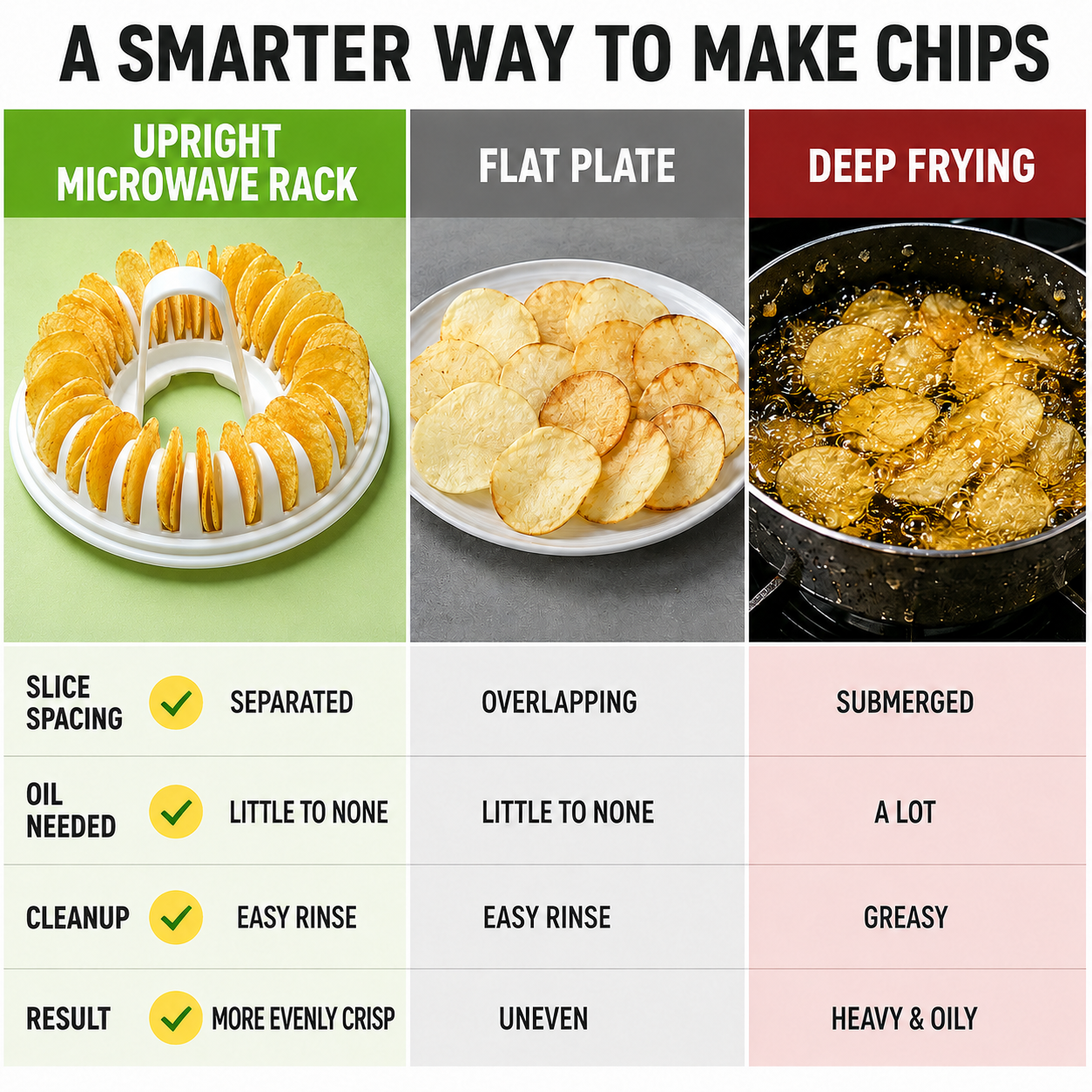 Microwave Potato Chip Maker with Slicer Set