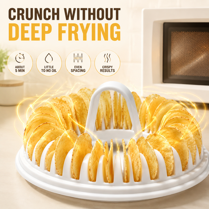 Microwave Potato Chip Maker with Slicer Set