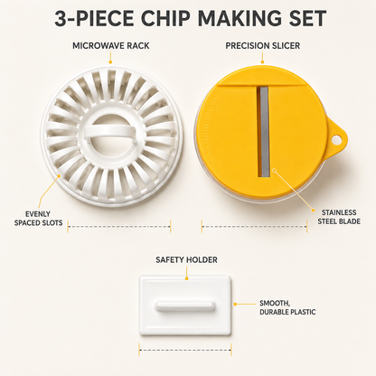Microwave Potato Chip Maker with Slicer Set